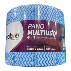 Pano Multiuso Slim - 20cm x 300m - Azul - Nobre