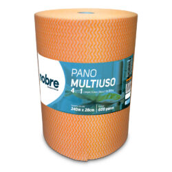 Pano Multiuso Slim - 28cm x 240m - Laranja - Nobre