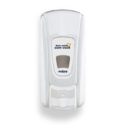 Dispenser p/ Sabonete Espuma - Branco - 800ml - c/ Reservatório - NCoisas – Nobre