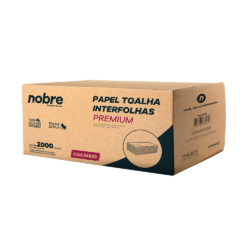 Papel Toalha Interfolhas - Premium - 22,5x20,5cm - c/ 2000fls - Nobre